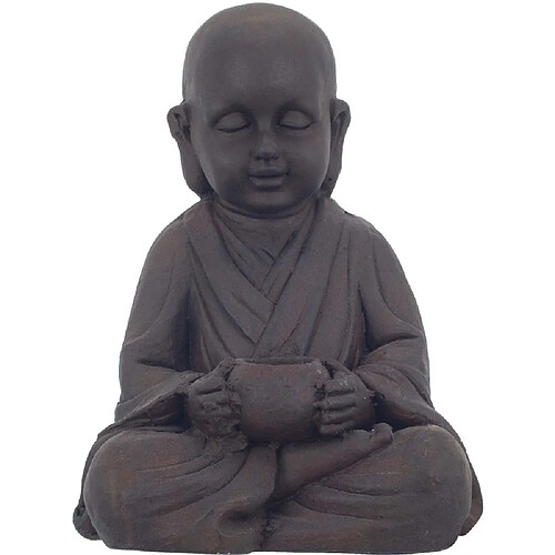 Origen Bouddha en magnésie avec bougeoire intégré.