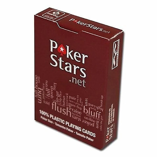 Universal PokerStars - 100% plastique rouge