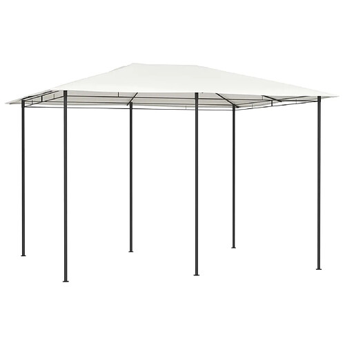 vidaXL Belvédère 3x4x2,6 m Crème 160 g/m²