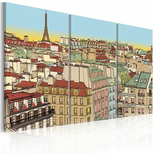 Paris Prix Tableau Imprimé Douce Paris 80 x 120 cm