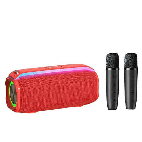 Yonis Enceinte Bluetooth Portative 20W Smart TWS Double Micro Qualité Sonore HD