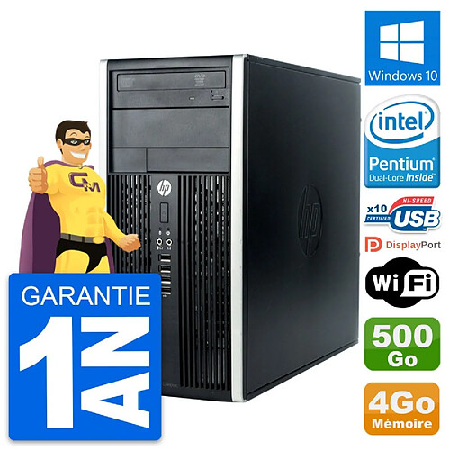 PC Tour HP Compaq Pro 6300 CMT Intel G630 RAM 4Go Disque 500Go Windows 10 Wifi · Occasion