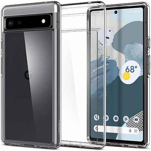 Spigen Sgp Spigen Ultra Hybrid Coque Compatible avec Google Pixel 6a - Transparent