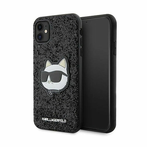 Karl Lagerfeld KLHCN61G2CPK Coque rigide pour iPhone 11/Xr 6,1`` Noir