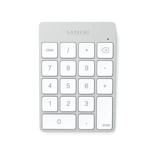 Satechi Clavier Pavé numérique sans Fil Slim Wireless Argent