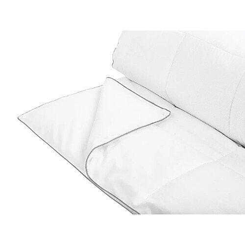 Beliani Couette double duvet en coton ciré 135 x 200 cm TELENO