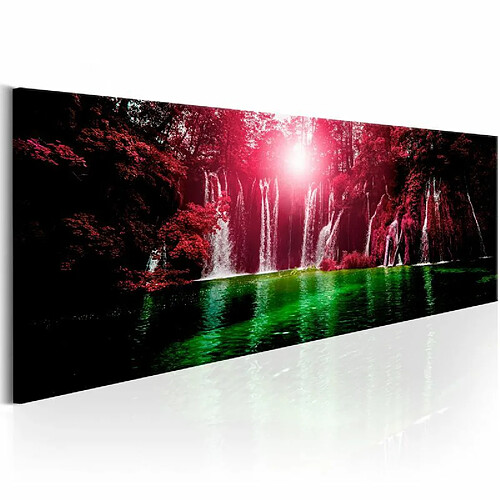 Paris Prix Tableau Imprimé Ruby Waterfalls 50 x 150 cm