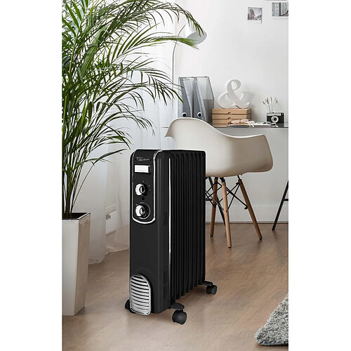 Thomson Radiateur bain d'huile électrique 2000W gris noir