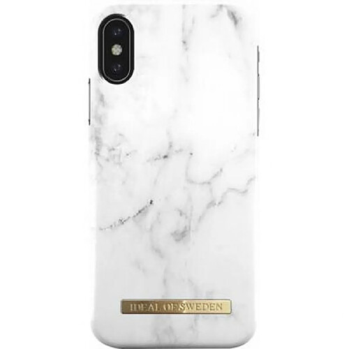 IDEAL OF SWEDEN Coque pour iPhone X/XS Rigide Marbre Blanc