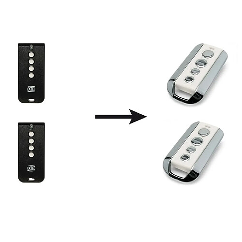 Lot de 2 Télécommandes Extel Atem 5 (Remplacé par Avidsen)