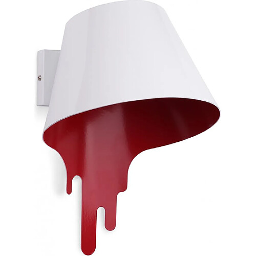 ICONIK INTERIOR Applique Murale - Pot de Peinture - Okamoto Rouge