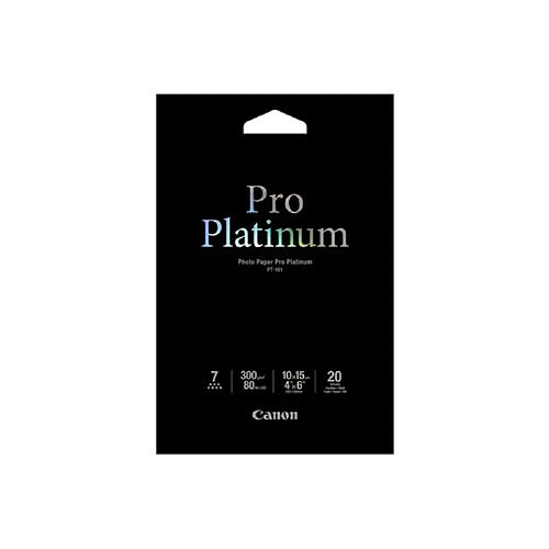 Canon Papier Photo Pro Platinum 300 gr/m² 10x15cm - 20 feuilles