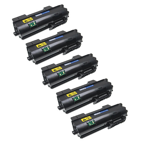 vhbw 5x Toner compatible avec Kyocera ECOSYS P 3060 dn, 3145 dn, 3150 dn imprimante - Cartouches toner compatible, noir