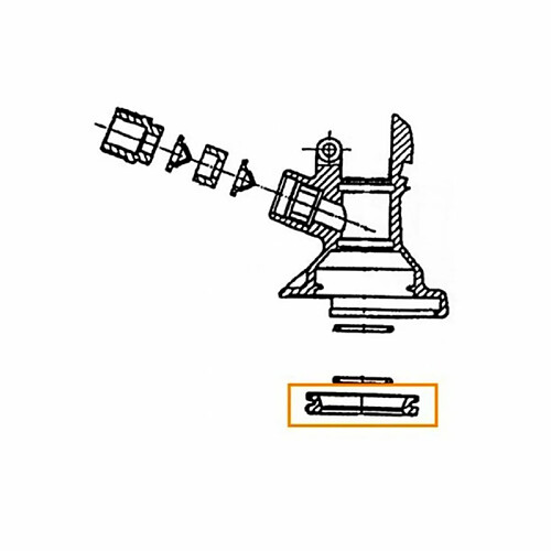 ich-zapfe Joint principal pour la fermeture du fût (creuse) (Micro Matic et Hiwi)