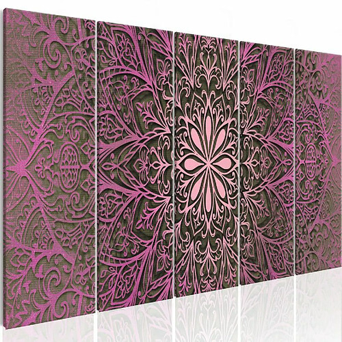 Paris Prix Tableau Imprimé Pink Mandala 80 x 200 cm