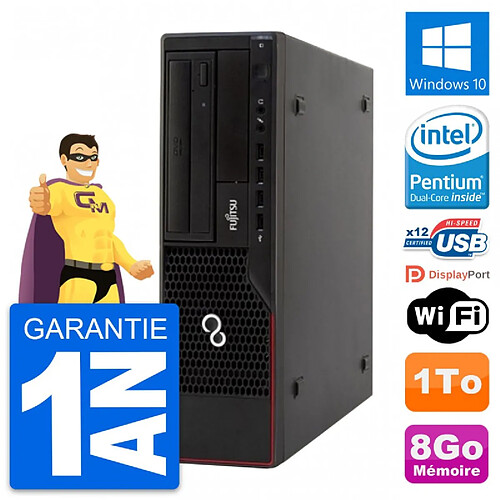 PC Fujitsu Esprimo E910 DT Intel G630 RAM 8Go Disque Dur 1To Windows 10 Wifi · Occasion