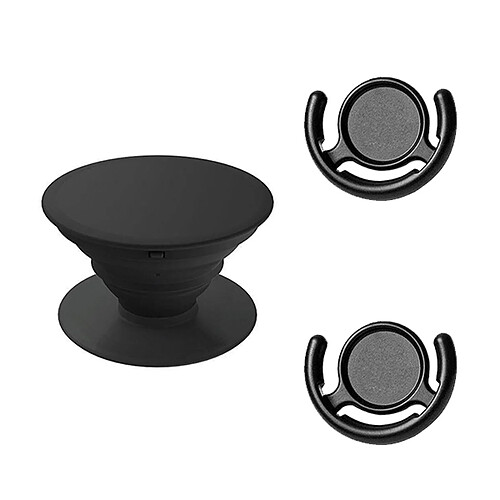 PHONECARE Kit PopSocket + 2 Support - Noir