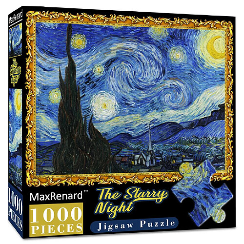 Universal Puzzle Pieces Van Gogh Nuit étoilée Puzzle de peinture en papier pour les jeux d'adultes