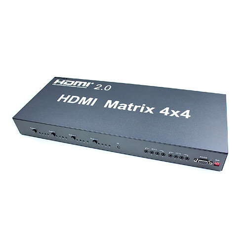 Kimex Matrice HDMI2.0, 4 entrées- 4 sorties, 4k60HZ, RS232/EDID