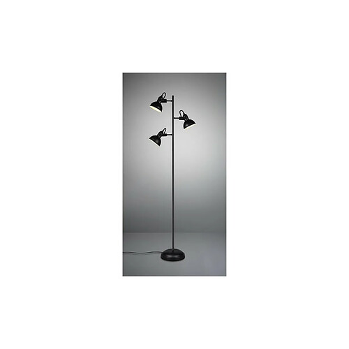 REALITY Lampadaire Gina Noir Mat 3x28W E14