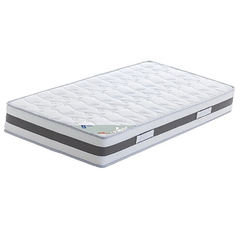 Nuits D'Or Lot de 2 Matelas 90x200 à Mémoire de Forme - 21 Cm - Ferme + Extrêmement Durable + 2 Protèges Matelas OFFERTS Deluxememory 90 200