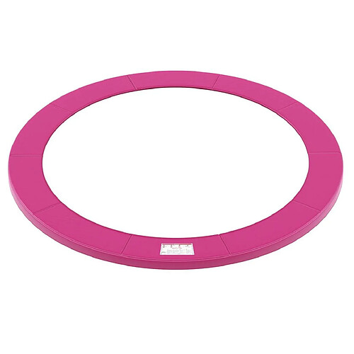 Helloshop26 Coussin de sécurité de trampoline de remplacement rechange diamètre 366 cm résistant aux rayons uv anti-déchirure taille standard rose 12_0001965