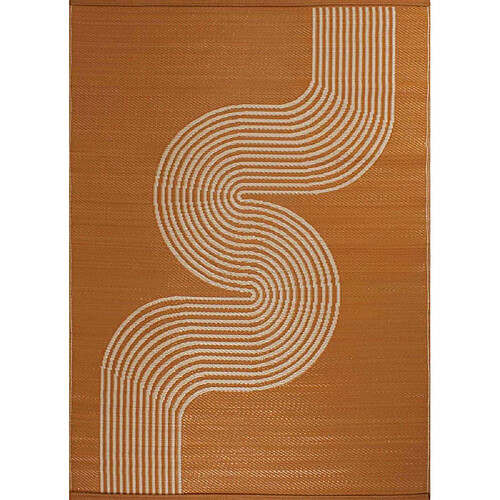 Jardindeco Tapis extérieur en polypropylène Spargi 1743 terra 150 x 220 cm.