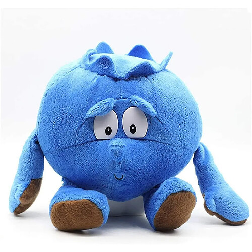 Universal Peluche, pour les enfants 1 fruit légume peluche douce (motif myrtille)