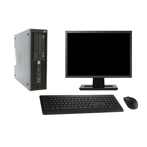 PC HP Z210 SFF Ecran 27" Intel Core i3-2100 RAM 32Go Disque 2To Windows 10 Wifi · Occasion