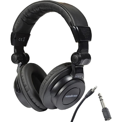 NC WOODBRASS HP500 Casque Audio Studio fermé précis confortable - Qualité Pro écoute Quotidienne Enregistrement Home Studio Podcast DJ