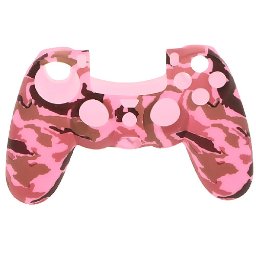 Housse En Silicone Souple Pour Manette Playstation 4 PS4 Rose