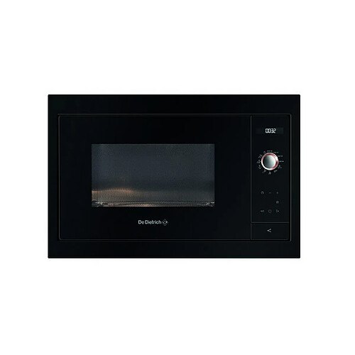 Micro-ondes solo 26l 900w encastrable noir/inox - dme7121x - DE DIETRICH