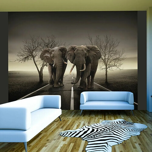 Paris Prix Papier Peint Ville D'éléphants 193 x 250 cm