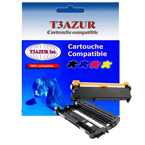 Kit Tambour+Toner Laser compatible pour Brother HL1110, HL1112 - T3AZUR