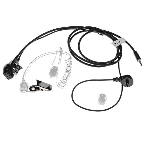 vhbw casque d'écoute compatible avec Cobra CXR850, CXR875, CXR900, CXR920, CXR925, CXR950, CXT125, CXT135, CXT145, CXT175 radio talkie - walkie