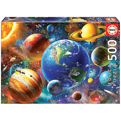 Educa Borras Puzzle 500 pcs - Systeme solaire