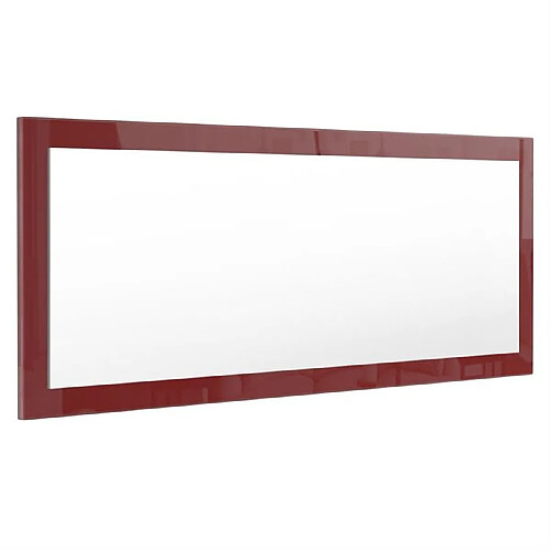 Mpc Miroir Bordeaux Brillant (hxlxp): 139 X 55 X 2