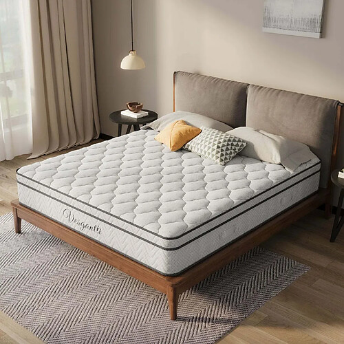 Vesgantti Matelas Boxtop 120x190cm, 26cm d'Épaisseur, Ressorts Ensachés + Mousse à Mémoire de Forme