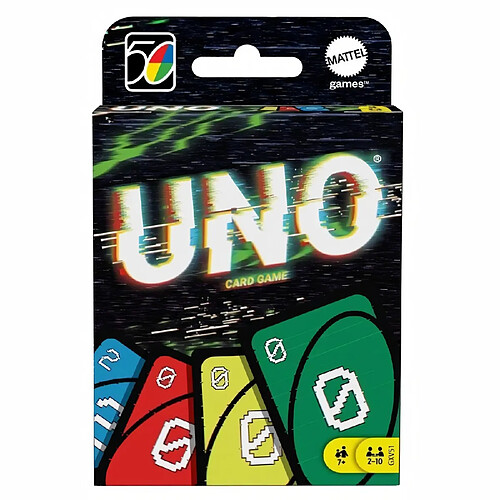 Mattel Games UNO Iconic 2000 Jeu de cartes - 2 a 10 joueurs - 7 ans et +