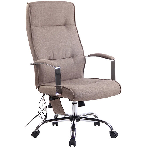 Non Chaise de bureau en tissu Portland avec fonction massage