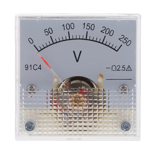 Outils de test de circuit de jauge de tension du panneau de jauge de tension analogique 91c4 0-250v