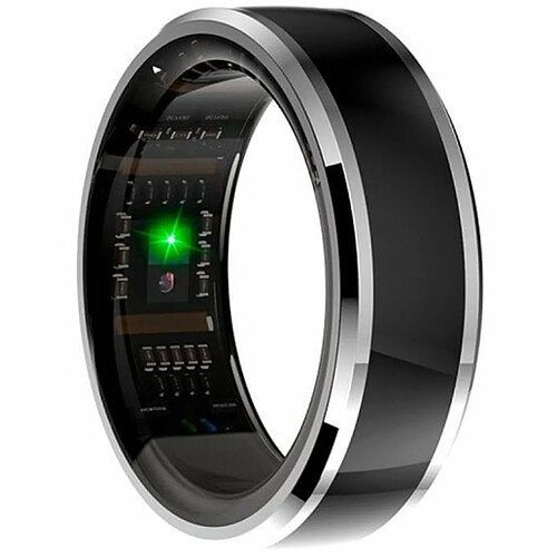 Anneau intelligent Cool Ring Health + Base Powerbank Noir 20 mm