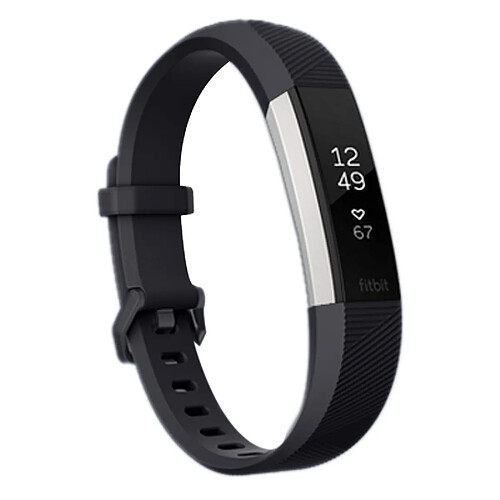 Wewoo Bracelet noir pour en silicone Fitbit Alta Smart Watch, longueur: environ 23,8 cm