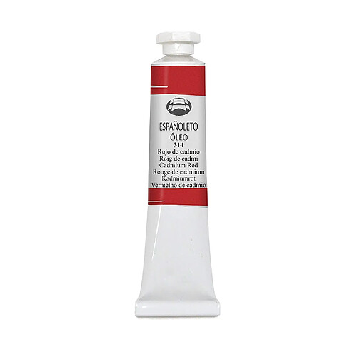 Lienzos Levante 0110103314 - Peinture à l'huile Españoleto, Tube de 20 ML, 314, Coleur : Rouge de Cadmium