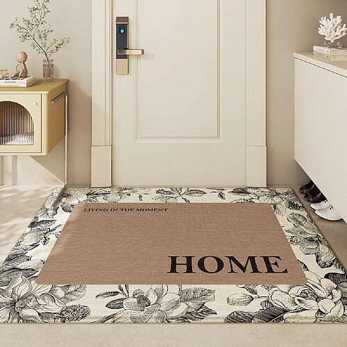 LUUCOZK Tapis de porte avant antidérapants pour entrée intérieure – Motif 4-120x180cm