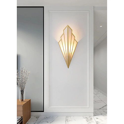 Universal Applique LED couloir couloir couloir escalier chambre hôtel chevet applique intérieur éventail lampe murale (chaleur et légèreté)