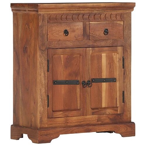 Maison Chic Buffet,Meuble de Rangement,commode pour salon,Cuisine 63 x 30 x 75 cm Bois d'acacia massif -MN46405