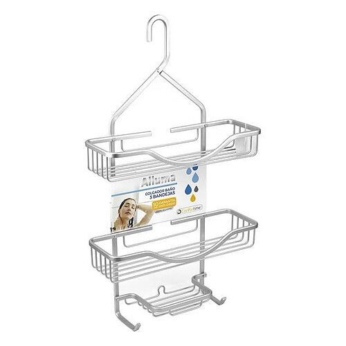 Totalcadeau Etagère de salle de bain (3 étagères) (35,6 x 12 x 63,5 cm) pas cher