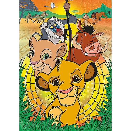 Clementoni-Puzzle 104 modèle 3D-Lion King-104 pièces- 20158