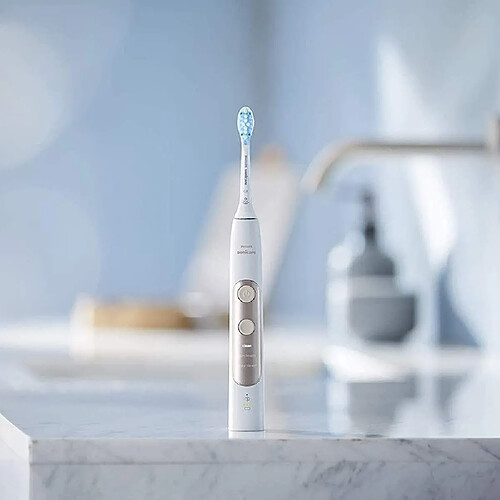 Philips brosse à dents électrique rechargeable Connectée blanc